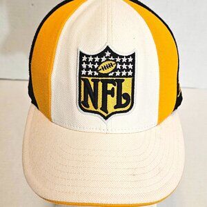 Reebok Pittsburgh Steelers NFL Logo 100% Wool Fitted Hat Size: 7 HAS STAINS READ